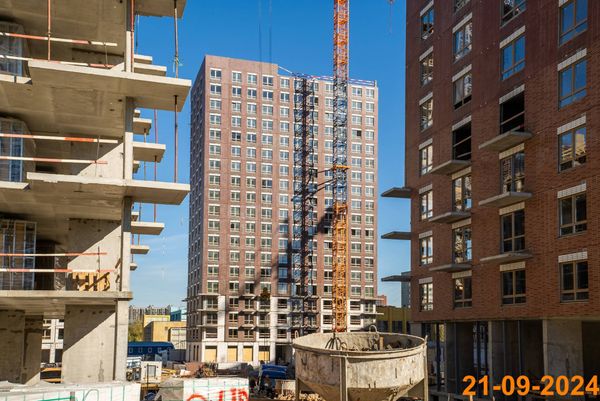 Ход строительства ЖК «Большая Академическая 85» за Сентябрь 2024 г., фото №4