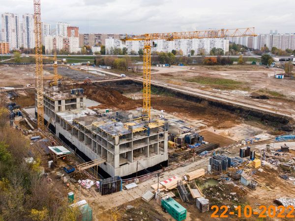 Ход строительства ЖК «Алтуфьевское 53» за Октябрь 2022 г., фото №5
