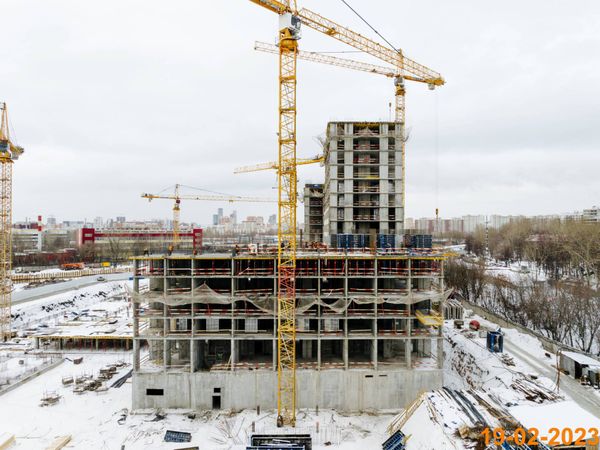 Ход строительства ЖК «Алтуфьевское 53» за Февраль 2023 г., фото №4