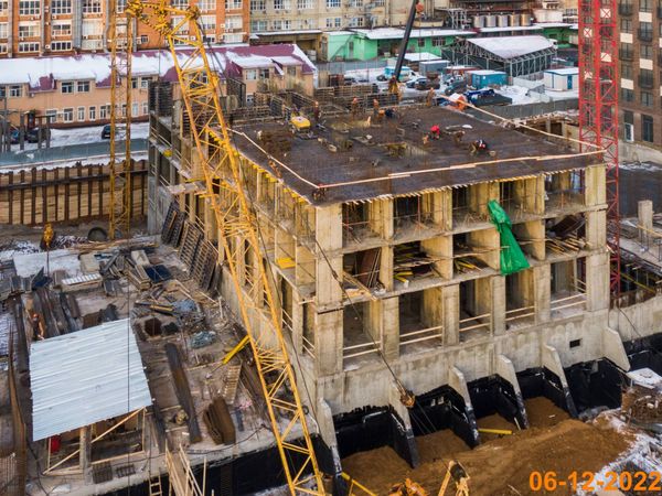 Ход строительства ЖК «Руставели 14» за Декабрь 2022 г., фото №2