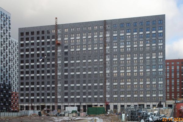 Ход строительства ЖК «Саларьево парк» за Ноябрь 2023 г., фото №5