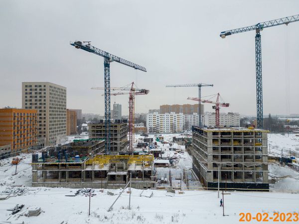 Ход строительства ЖК «Никольские луга» за Февраль 2023 г., фото №2