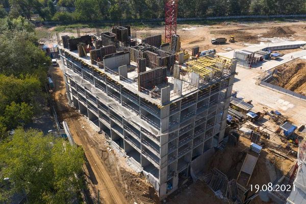 Ход строительства ЖК «Перовское 2» за Август 2021 г., фото №3