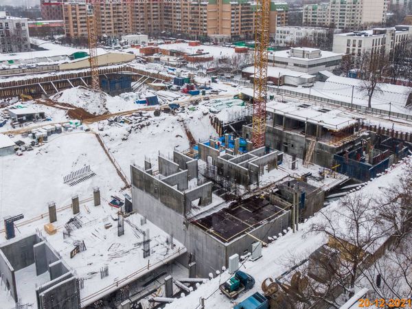 Ход строительства ЖК «Кронштадтский 9» за Декабрь 2021 г., фото №4