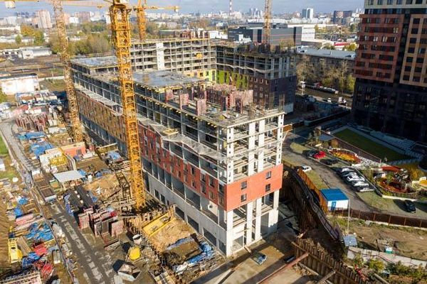 Ход строительства ЖК «Волжский парк» за Октябрь 2020 г., фото №3