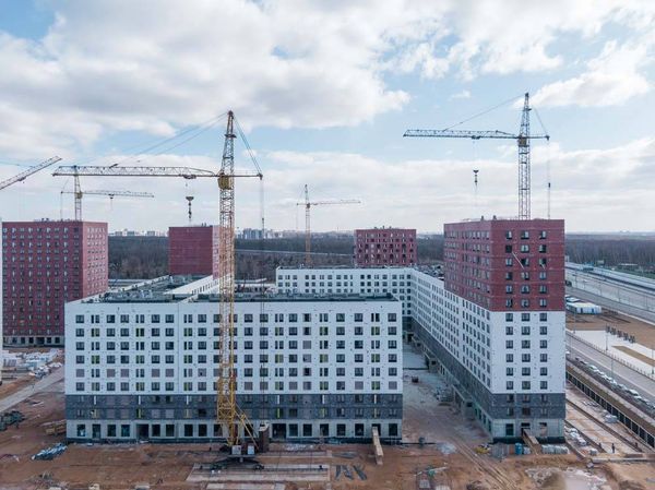 Ход строительства ЖК «Саларьево парк» за Март 2020 г., фото №5