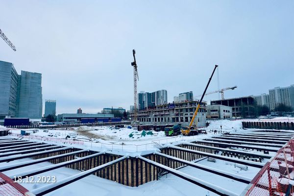 Ход строительства ЖК «Обручева 30» за Декабрь 2023 г., фото №2