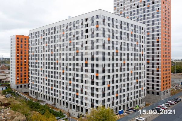 Ход строительства ЖК «Амурский парк» за Сентябрь 2021 г., фото №2
