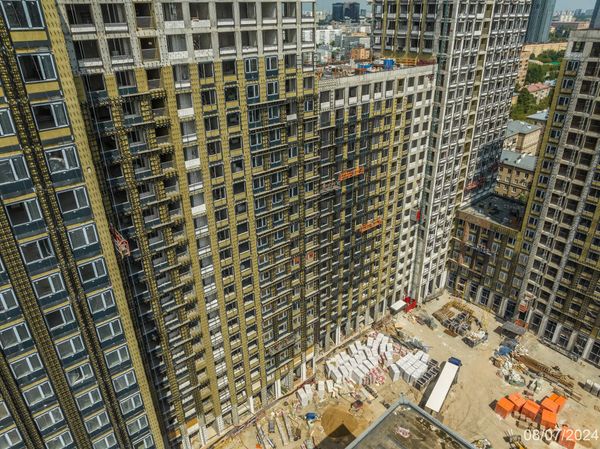 Ход строительства ЖК «Петровский парк II» за Июль 2024 г., фото №4