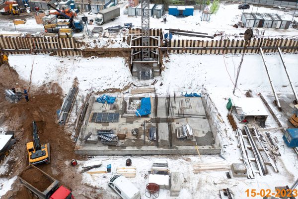 Ход строительства ЖК «Амурский парк» за Февраль 2023 г., фото №4