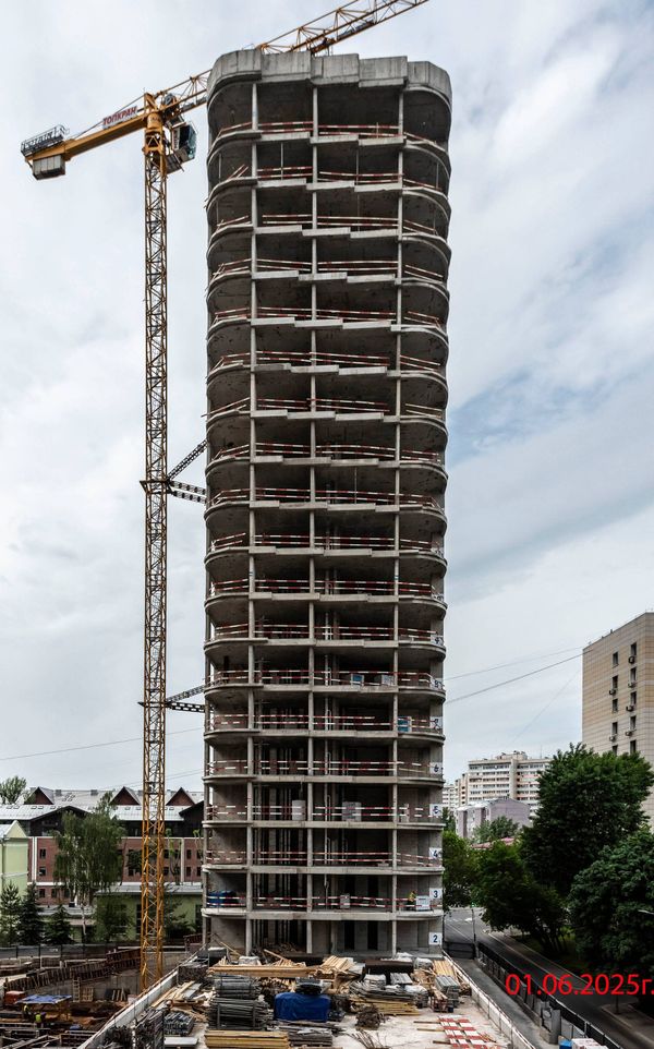 Ход строительства ЖК «Дом 56» за Июнь 2025 г., фото №3