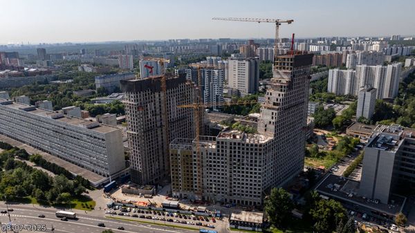 Ход строительства ЖК «Обручева 30» за Июль 2025 г., фото №3