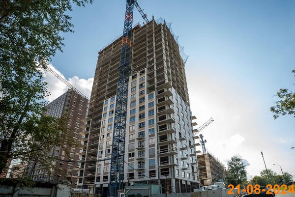 Ход строительства ЖК «Большая Академическая 85» за Август 2024 г., фото №2