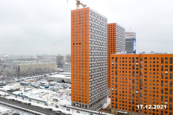 Ход строительства ЖК «Амурский парк» за Декабрь 2021 г., фото №5