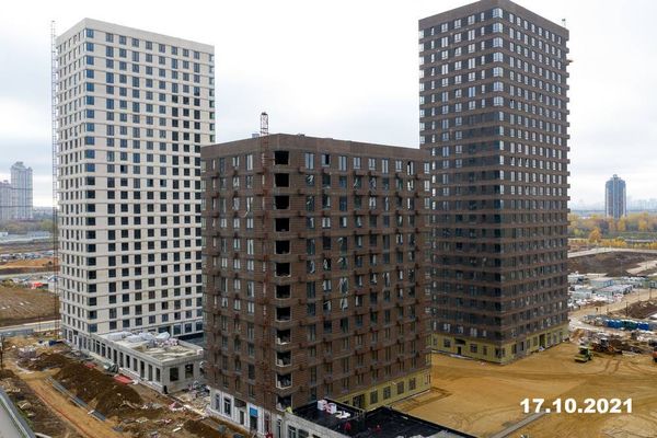 Ход строительства ЖК «Холланд парк» за Октябрь 2021 г., фото №2