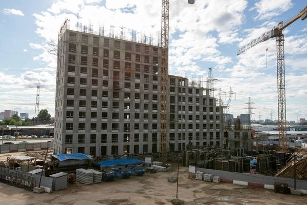 Ход строительства ЖК «Квартал Румянцево» за Июль 2023 г., фото №2