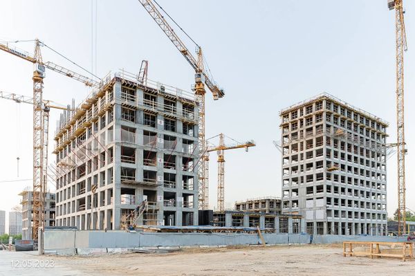 Ход строительства ЖК «Вейв» за Май 2023 г., фото №2