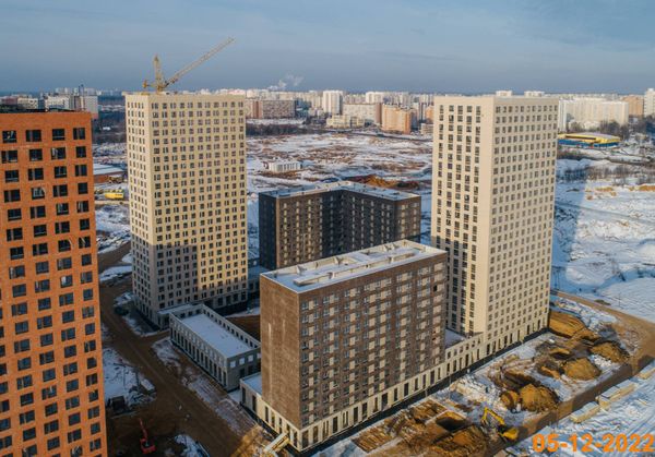Ход строительства ЖК «Зелёный парк» за Декабрь 2022 г., фото №2