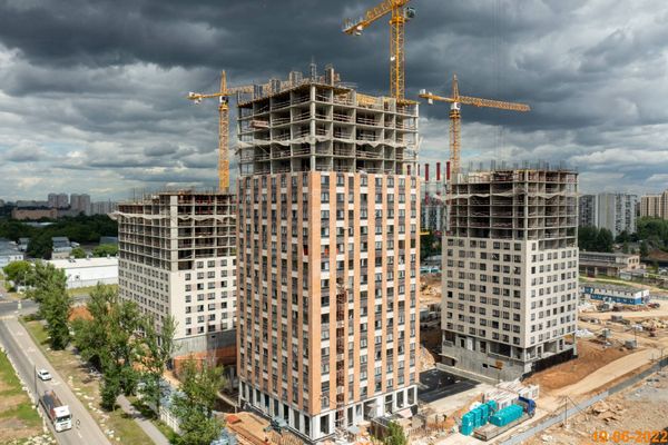 Ход строительства ЖК «Кавказский бульвар 51» за Июнь 2022 г., фото №4