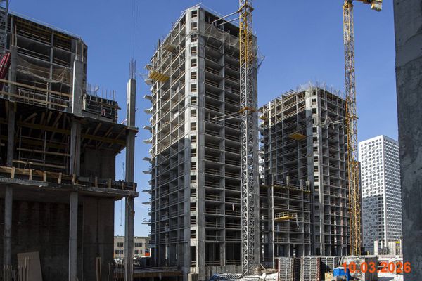 Ход строительства ЖК «Кавказский бульвар 51» за Март 2026 г., фото №3