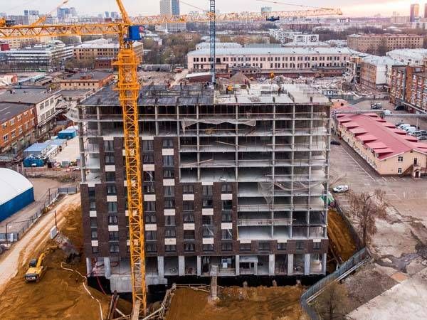 Ход строительства ЖК «Руставели 14» за Апрель 2021 г., фото №4