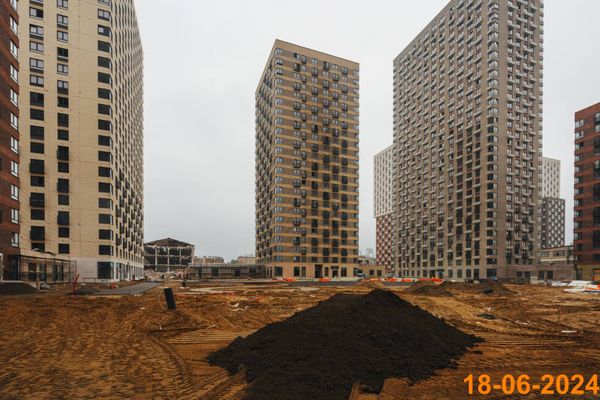 Ход строительства ЖК «Руставели 14» за Июнь 2024 г., фото №4