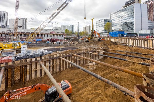 Ход строительства ЖК «Обручева 30» за Октябрь 2023 г., фото №4