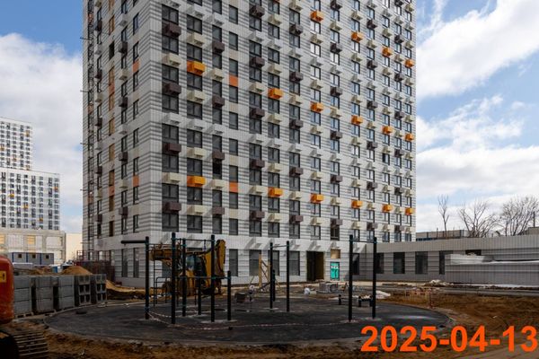 Ход строительства ЖК «Амурский парк» за Апрель 2025 г., фото №4