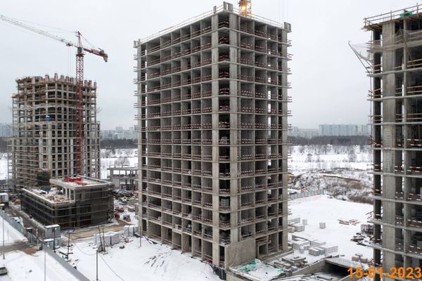 Ход строительства ЖК «Холланд парк» за Январь 2023 г., фото №4