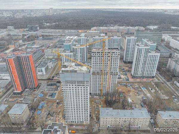 Ход строительства ЖК «Семеновский парк 2» за Февраль 2025 г., фото №3