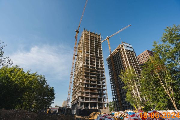 Ход строительства ЖК «Кутузовский квартал» за Июнь 2024 г., фото №5