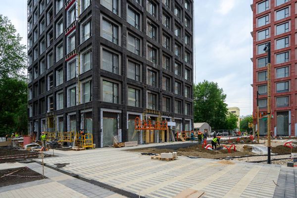 Ход строительства ЖК «Левел Бауманская» за Июнь 2025 г., фото №2