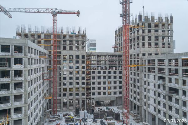 Ход строительства ЖК «Варшавские ворота» за Январь 2025 г., фото №3