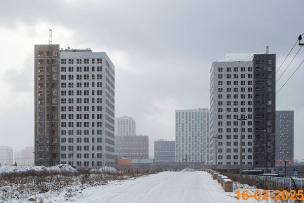 Ход строительства ЖК «Саларьево парк» за Февраль 2025 г., фото №3