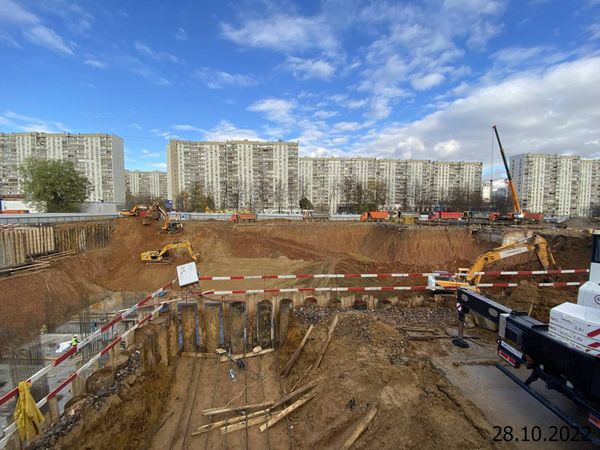 Ход строительства ЖК «Наметкин Тауэр» за Ноябрь 2022 г., фото №2