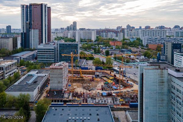 Ход строительства ЖК «Обручева 30» за Май 2024 г., фото №3