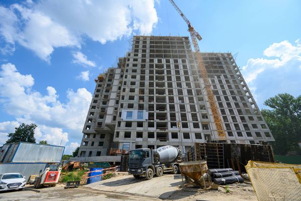 Ход строительства ЖК «ЭвоПарк Сокольники» за Август 2025 г., фото №4