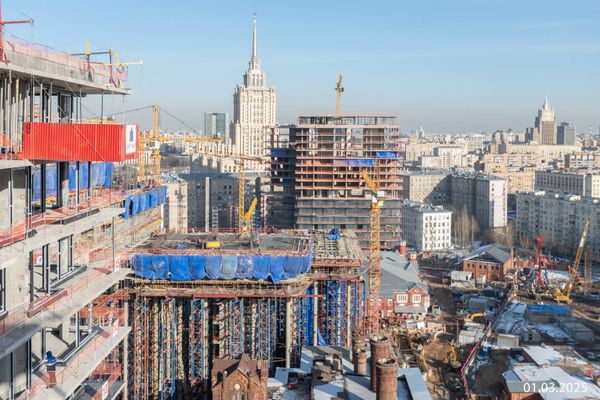 Ход строительства ЖК «Бадаевский» за Март 2025 г., фото №5