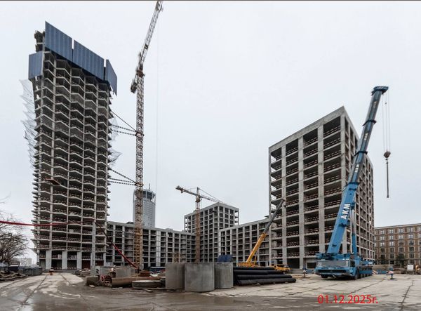 Ход строительства ЖК «Монблан» за Декабрь 2025 г., фото №2