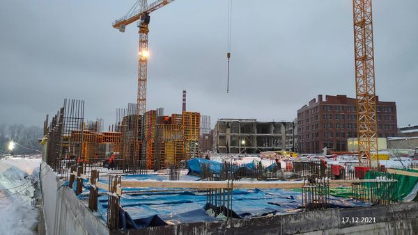 Ход строительства ЖК «Михалковский» за Декабрь 2021 г., фото №3