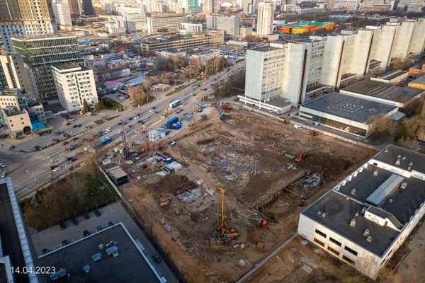 Ход строительства ЖК «Обручева 30» за Апрель 2023 г., фото №3