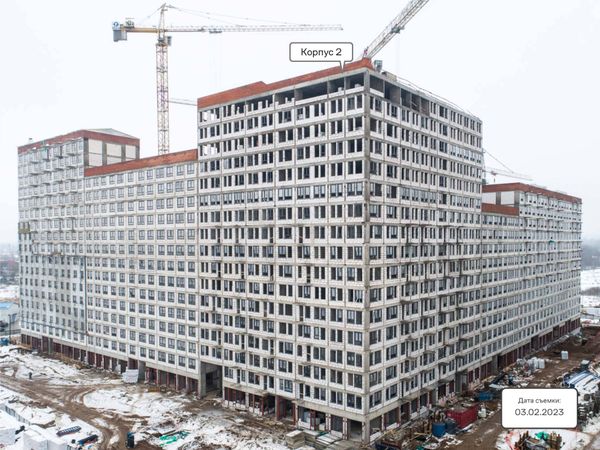Ход строительства ЖК «Молжаниново» за Февраль 2023 г., фото №4