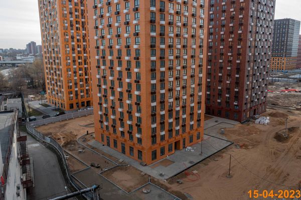 Ход строительства ЖК «Волжский парк» за Апрель 2023 г., фото №4