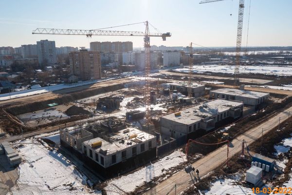 Ход строительства ЖК «Никольские луга» за Март 2022 г., фото №3