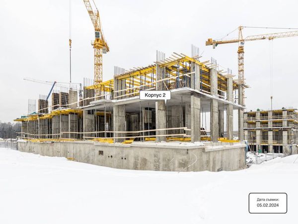 Ход строительства ЖК «Квартал Марьино» за Февраль 2024 г., фото №3
