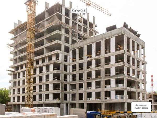 Ход строительства ЖК «Верейская 41» за Август 2023 г., фото №2