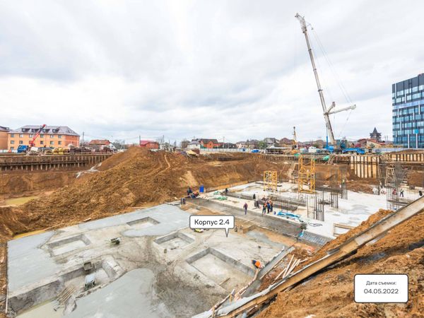 Ход строительства ЖК «Тропарево Парк» за Май 2022 г., фото №5
