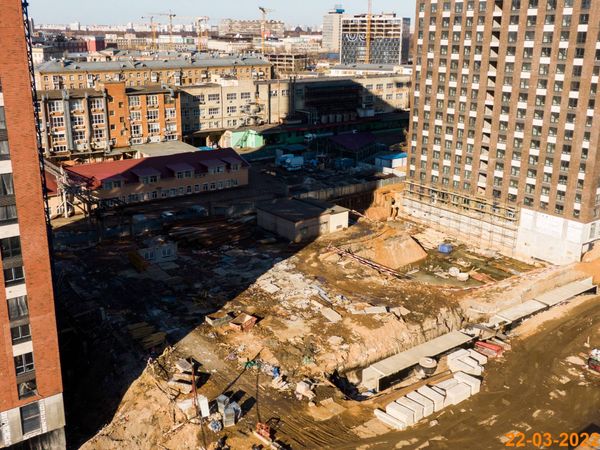 Ход строительства ЖК «Руставели 14» за Март 2022 г., фото №2
