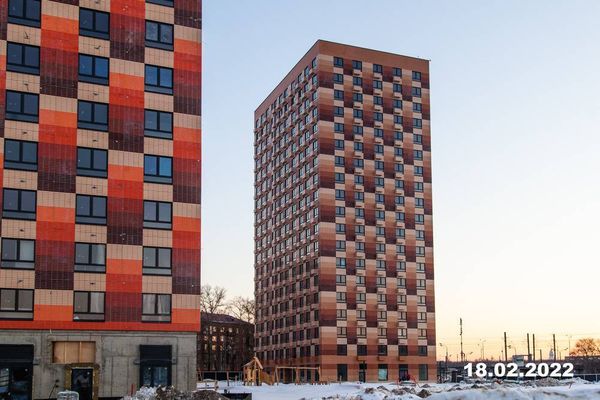 Ход строительства ЖК «Большая Академическая 85» за Февраль 2022 г., фото №3