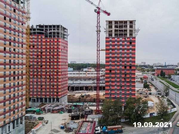 Ход строительства ЖК «Сигнальный 16» за Сентябрь 2021 г., фото №2